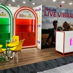 Fibrant custom trade show booth at Natural Products Expo West