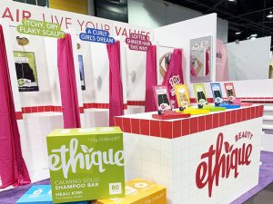 Ethique display booth