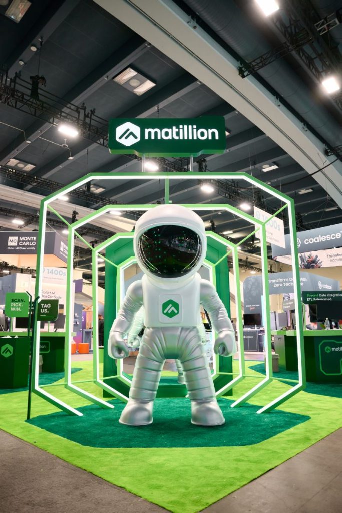 Matillion Booth Statue