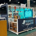 Visit Milwakee Custom Shipping Container Booth at ASAE 2025