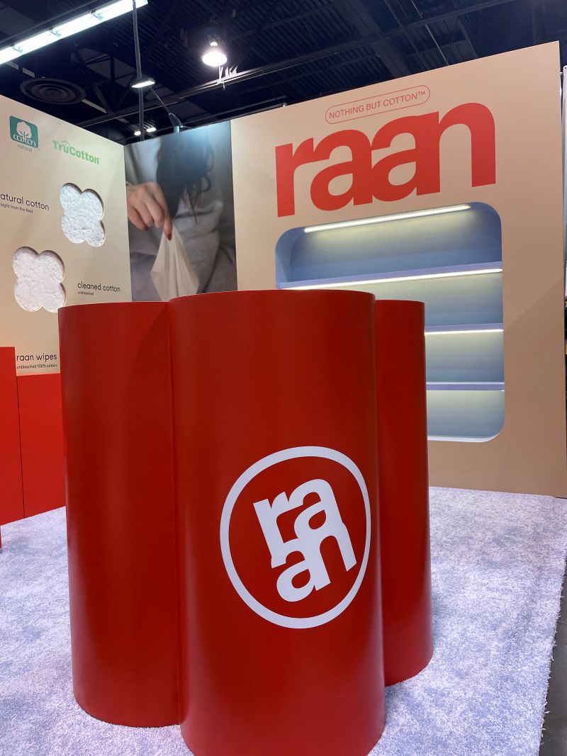 RAAN trade show booth pedestals